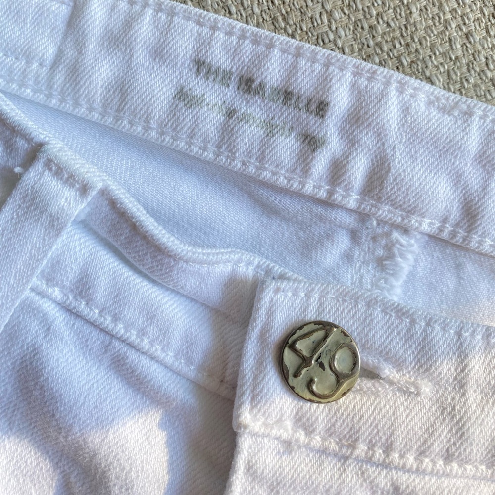 AG Adriano Goldschmied White Straight Leg Jeans - Picture 5 of 11